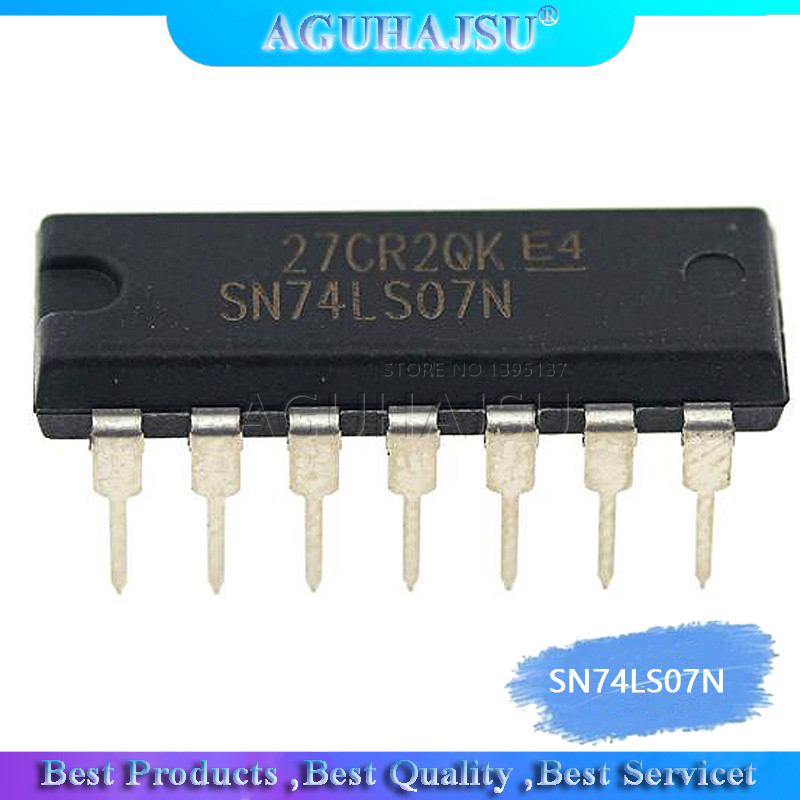 1 CÁI SN74LS07N DIP14 SN74LS07 DIP 74LS07N 74LS07 DIP 14 HD74LS07P IC mới và nguyên bản