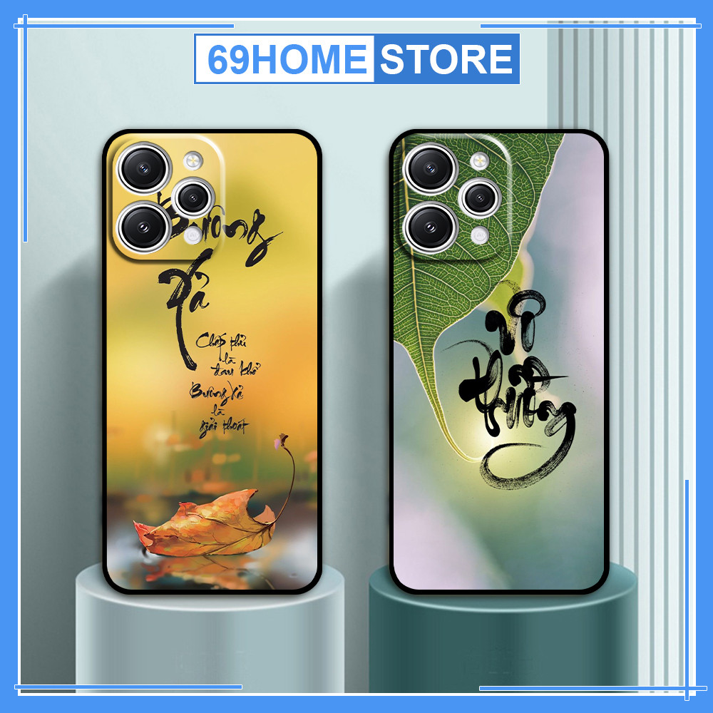 Ốp lưng dành cho Xiaomi Redmi 12 in hình thư pháp vô thường cha mẹ