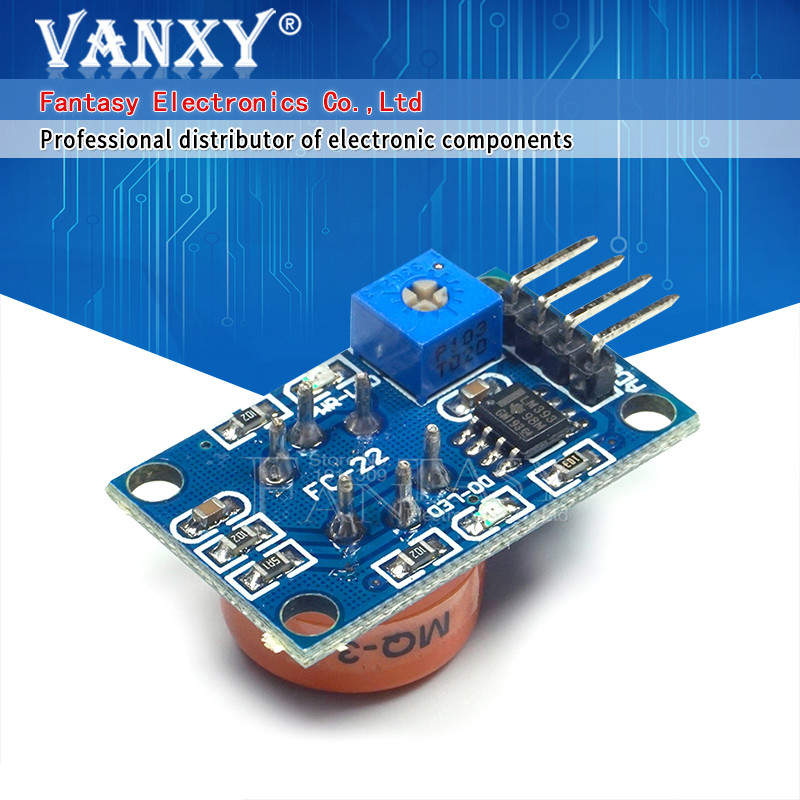 1 Chiếc MQ3 Cồn Ethanol Cảm Biến Hơi Thở Khí Ethanol Phát Hiện MQ 3 Cho 51 Mới