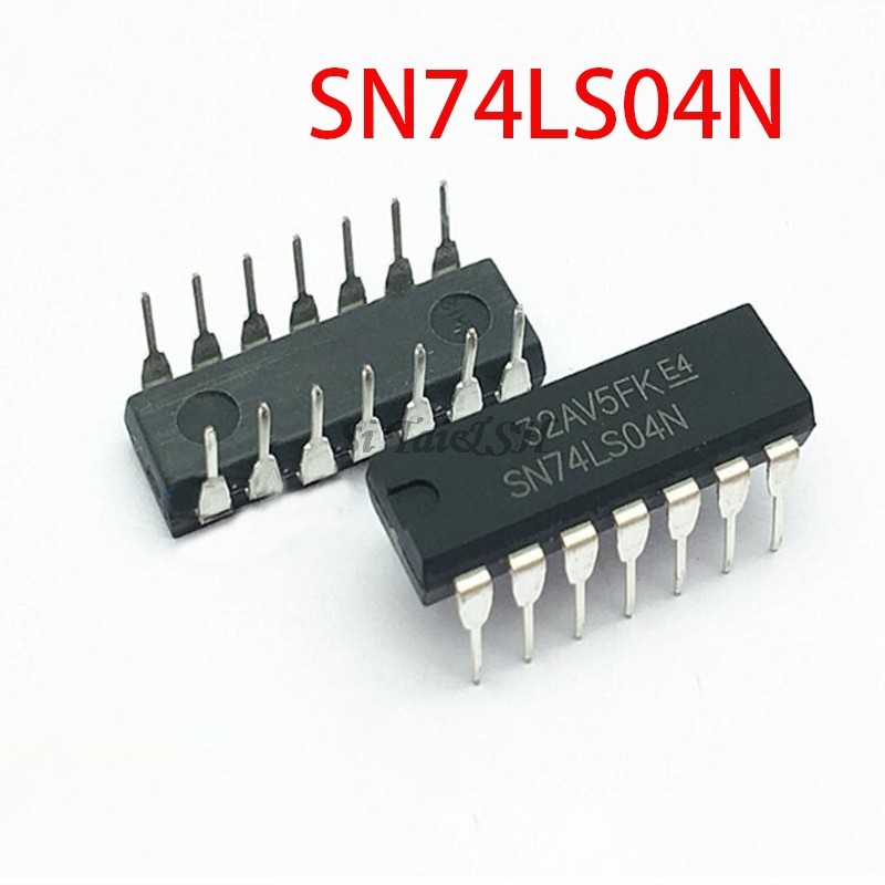 10 CÁI SN74LS04N DIP14 SN74LS04 DIP 74LS04N 74LS04 DIP 14 HD74LS04P IC mới và nguyên bản