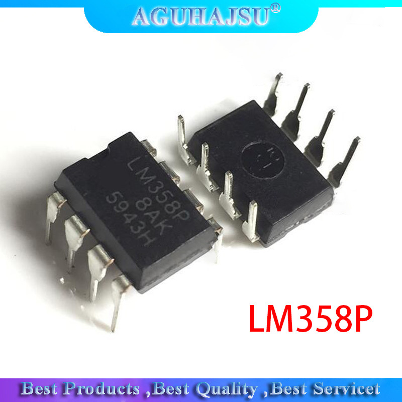 20 Chiếc LM358 LM358P DIP 8 Khuếch Đại Hoạt Động Op Amp Dual Op Amp Mới Ban Đầu