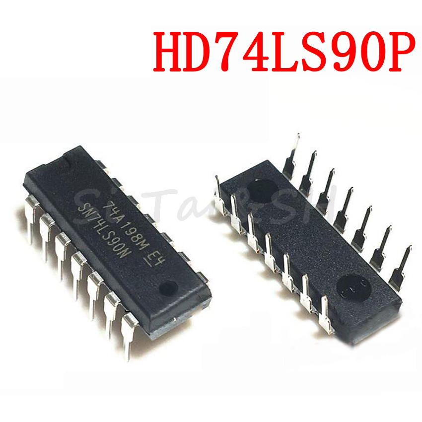 10 CHIẾC HD74LS90P DIP14 HD74LS90 DIP SN74LS90N 74LS90 SN74LS90 74LS90N IC mới và nguyên bản