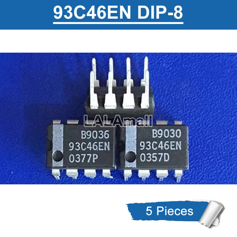 5 Chiếc Chính Hãng 93C46EN DIP-8 93C46 EN DIP-8 Chip Nhớ IC Mới