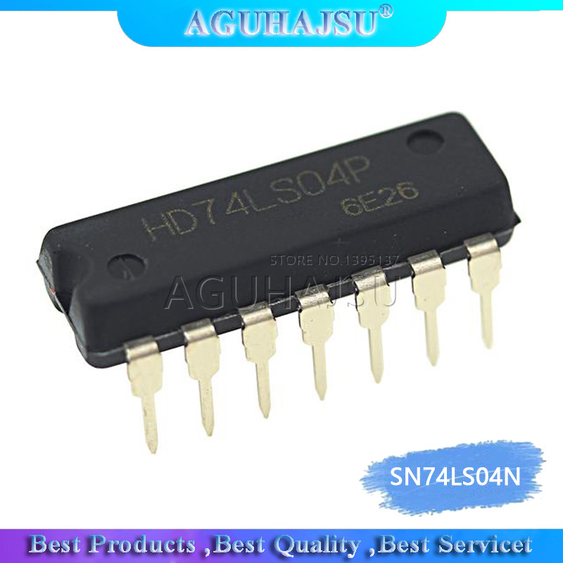 10 CÁI SN74LS04N DIP14 SN74LS04 DIP 74LS04N 74LS04 DIP 14 HD74LS04P IC mới và nguyên bản