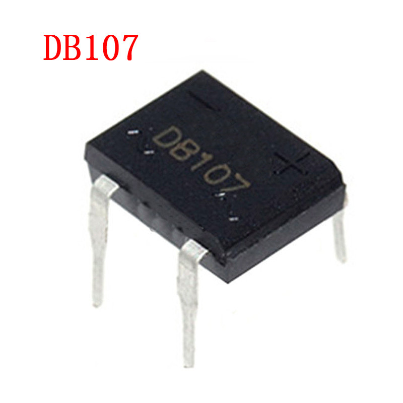 20 Cái / lô DB107 db107 nhúng4 1A 1000V Cầu chỉnh lưu Diode một pha