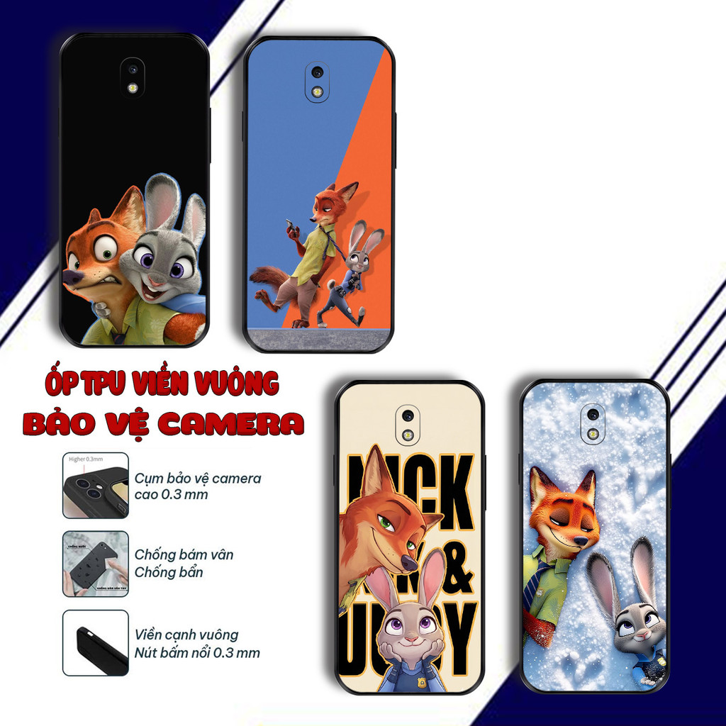 Ốp lưng Samsung J2 Pro J3 pro J5 Pro j7 Pro J2 Core , J2 Prime dẻo cáo thỏ zotopia cute dễ thương