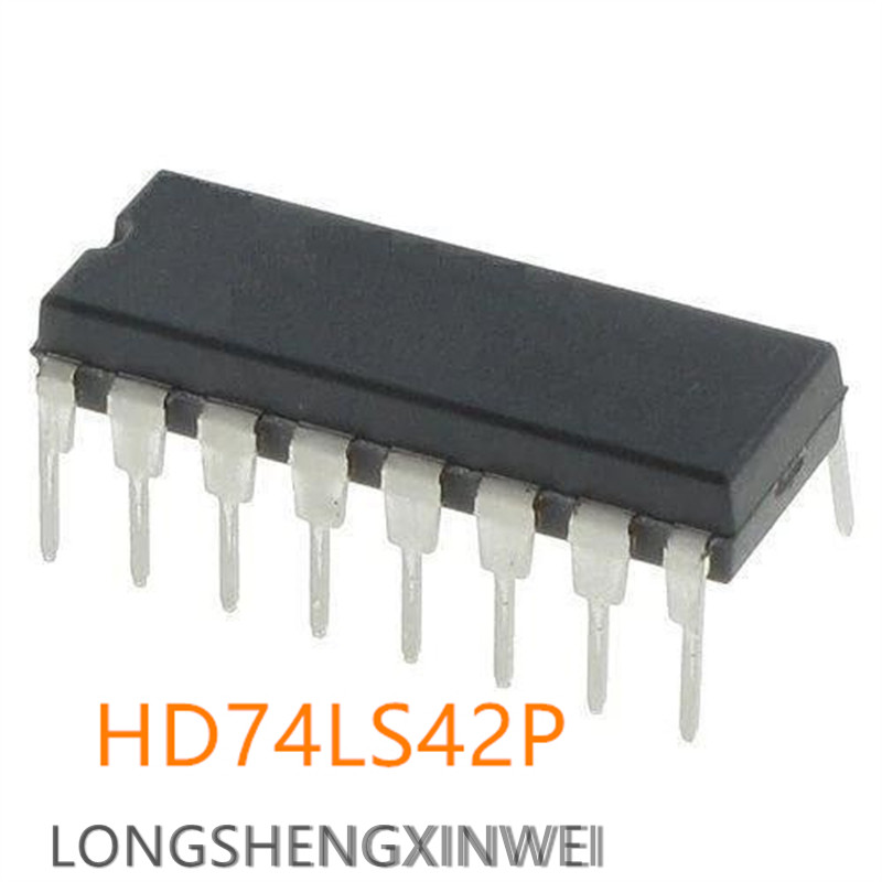 SHDJ-1PCS Mới Chính Hãng HD74LS42P 74LS42 Phích Cắm Trực Tiếp DIP 16 Decimal Giải Mã