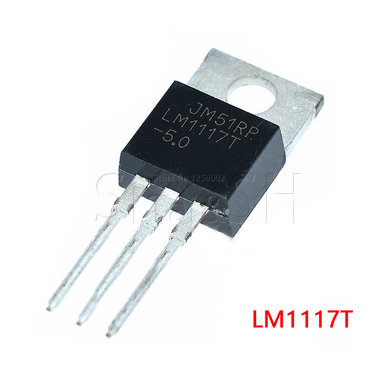 10 chiếc LM1117T 5.0 TO 220 LM1117T 5 TO220 5V LM1117 800mA Bộ điều chỉnh tuyến tính thả thấp