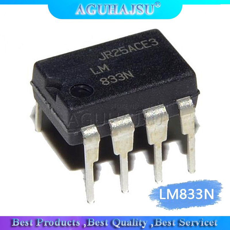 10 CÁI LM833N DIP8 LM833 DIP IC mới và nguyên bản
