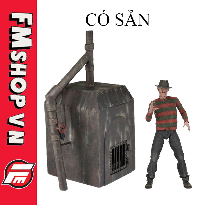(2nd Kèm Freddy) Mô Hình Nhân Vật Neca A Nightmare On Elm Street Freddy'S Furnace Diorama