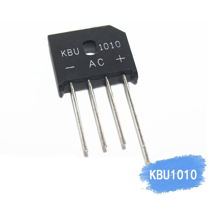 5 CHIẾC KBU1010 KBU 1010 10A 1000V Bộ chỉnh lưu cầu diode IC mới và nguyên bản