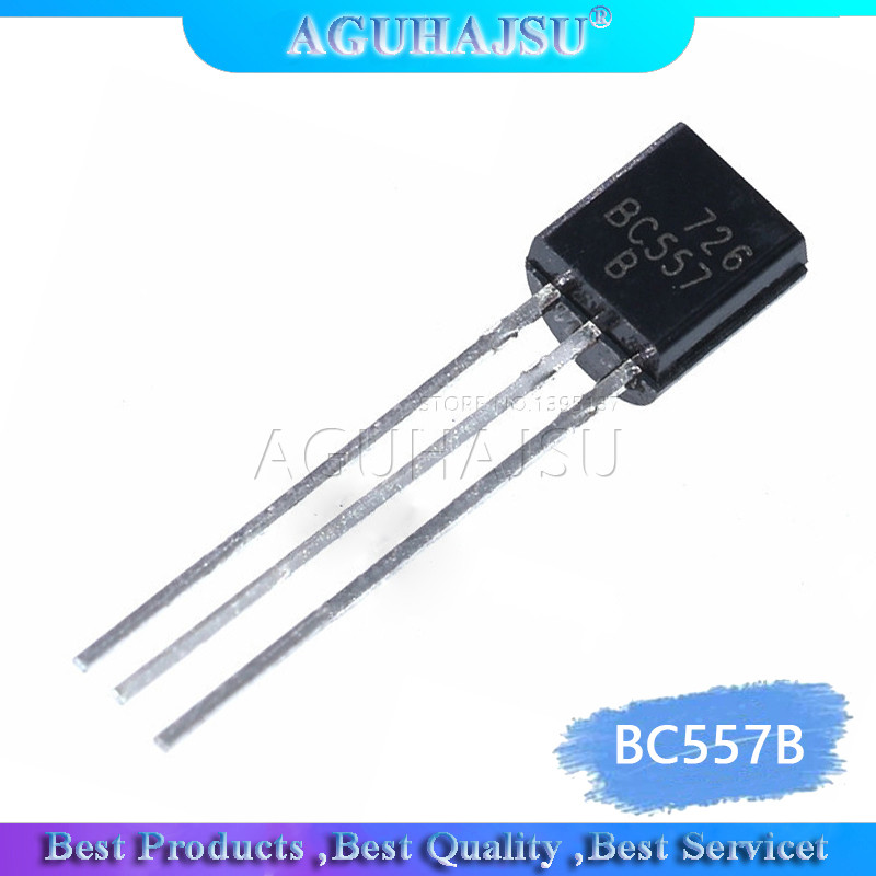 100 CÁI BC557B ĐẾN 92 BC557 TO92 557B bóng bán dẫn triode mới