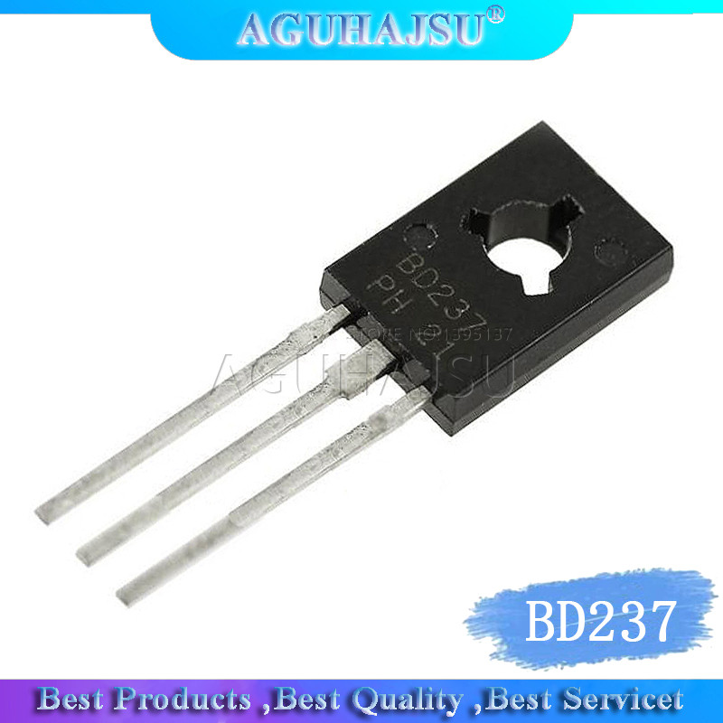 10 chiếc BD237 BD679 BD680 BD681 BD682 TO 126 Transistor mới và nguyên bản