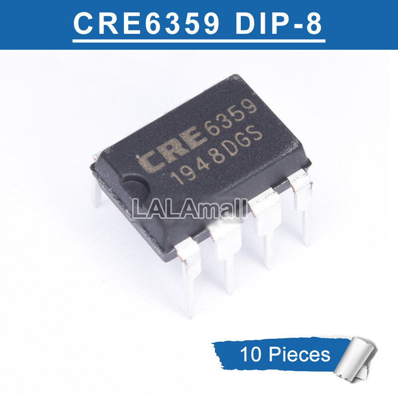 10 Chiếc CRE6359 DIP-8 6359 DIP8 AC-DC Quản Lý Nguồn Chip IC Mới Ban Đầu