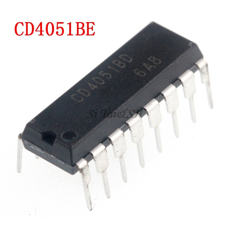 10 20 Chiếc CD4051BE DIP16 CD4051 DIP CD4051B 4051 DIP 16 Chip IC Mới Và Chính Hãng