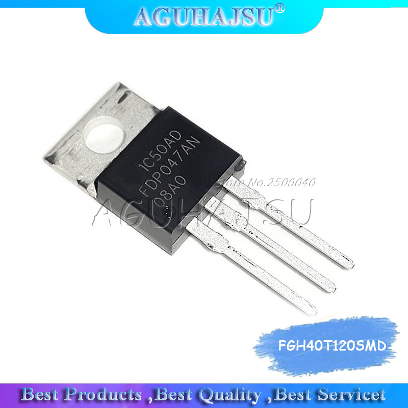 HT-1 CÁI FGH40T120SMD Máy hàn IGBT Ống đơn 40A / 1200V Chất lượng cao FGH40T120 TO 247