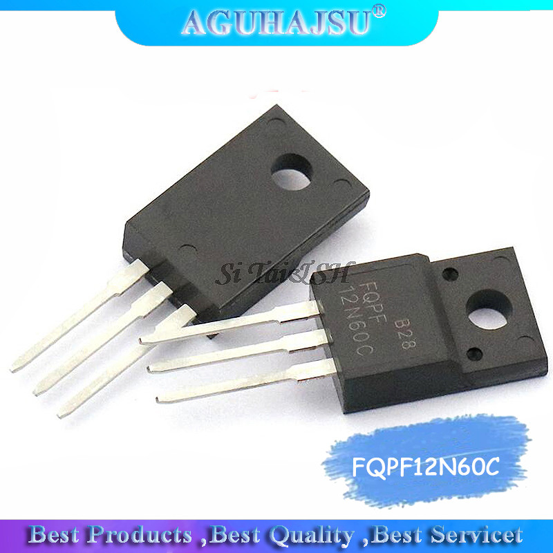 HT-10 chiếc FQPF12N60C 12N60C 12N60 600V 12A MOSFET N Kênh bóng bán dẫn TO 220F mới nguyên bản