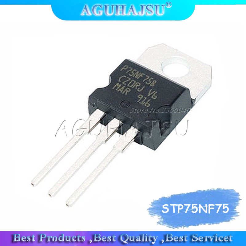 HT-10 CÁI STP75NF75 P75NF75 ĐẾN 220 TO220 75NF75 MOS FE mới nguyên bản