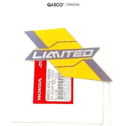 Tem ốp sườn phải *TYPE1* QA(86831K1GV90ZA)_(HN 26)