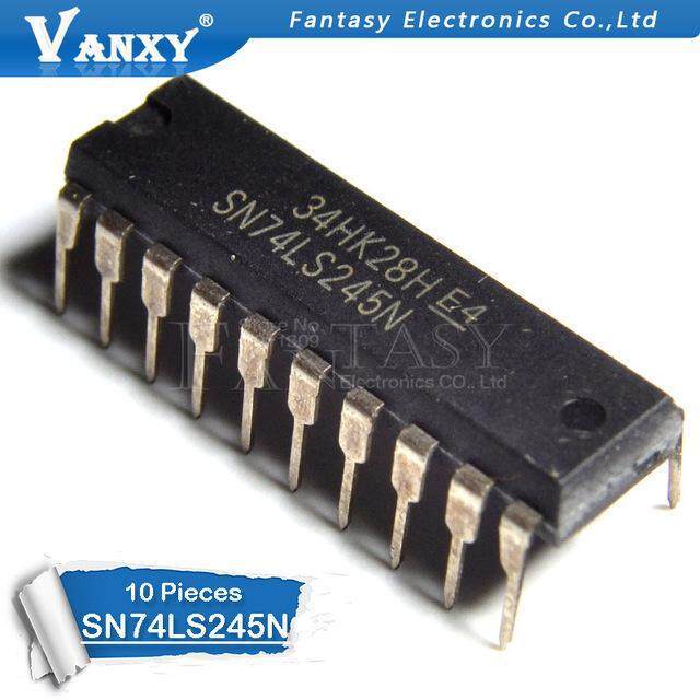 10 chiếc SN74LS245N DIP20 SN74LS245 DIP 74LS245N DIP-20 74LS245 HD74LS245P IC mới và nguyên bản