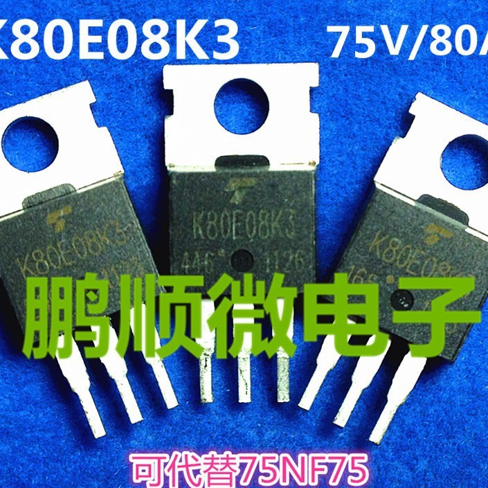 10 Cái / Hiệu Ứng Trường Ống MOS K80E08K3 TO-220 Kiểm Tra Nhạc Cụ Đảm Bảo Chất Lượng Tốt