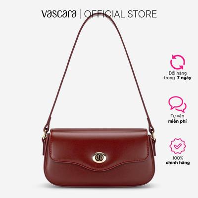 Vascara Túi Đeo Vai Nắp Gập Cách Điệu Nhấn Khóa Gài - SHO 0304