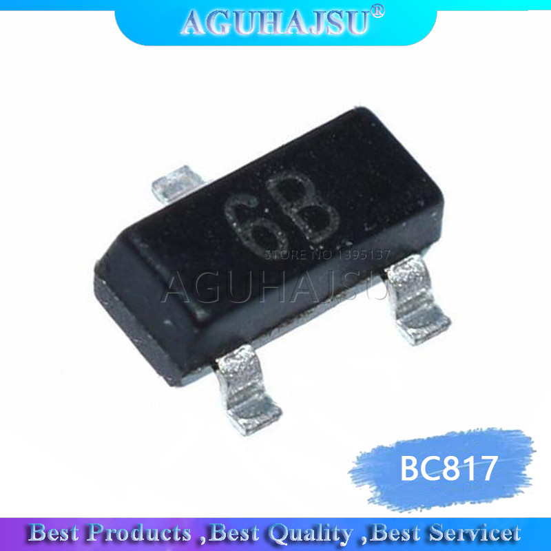 100 CÁI BC817 25 SOT23 817 25 SOT SMD 6B bóng bán dẫn mới