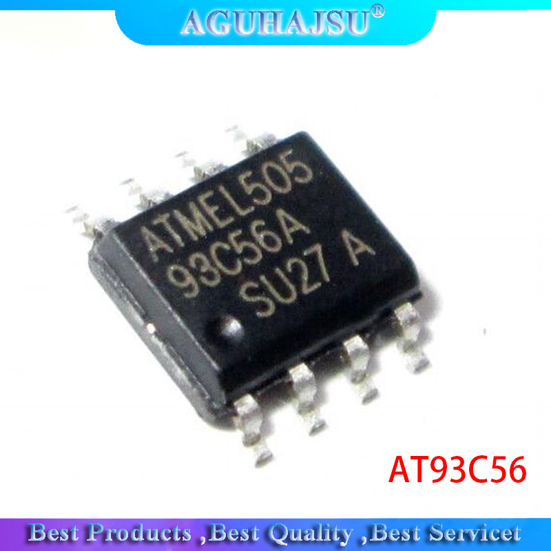 10 chiếc AT93C56 93C56 SOP8 EEPROM (256x8) / (128x16) 2K mới nguyên bản