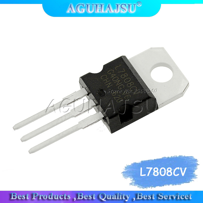 HT-10 CÁI L7808CV TO220 L7808 TO 220 7808 LM7808 MC7808 IC mới và nguyên bản