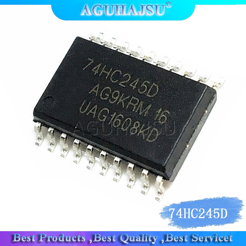 10 CHIẾC 74HC245D SOP20 74HC245 SOP SN74HC245DWR SMD IC mới và nguyên bản