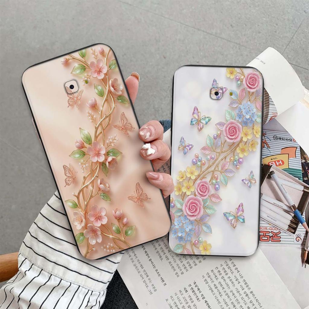 Ốp lưng Samsung J4 Plus / J4 2018 / J4+ / J4 Prime in hình bông hoa, thời trang xinh đẹp