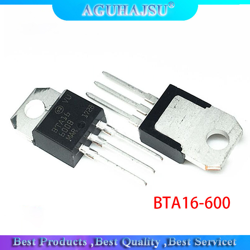5 chiếc BTA16 600C BTA16 600 BTA16 Triacs 16 Amp 600 Volt TO 220 mới nguyên bản