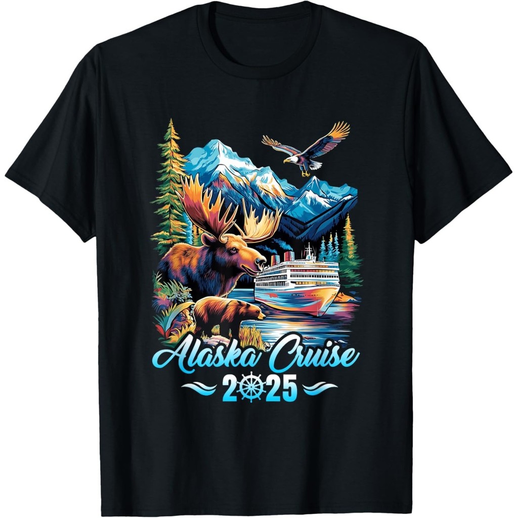 Alaska Cruise 2025 Matching Family Friends Group Áo thun Alaska