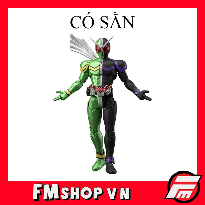 (New Hộp Xấu) Mô Hình Lắp Ráp Figure Rise Standard Kamen Rider W Cyclone Joker