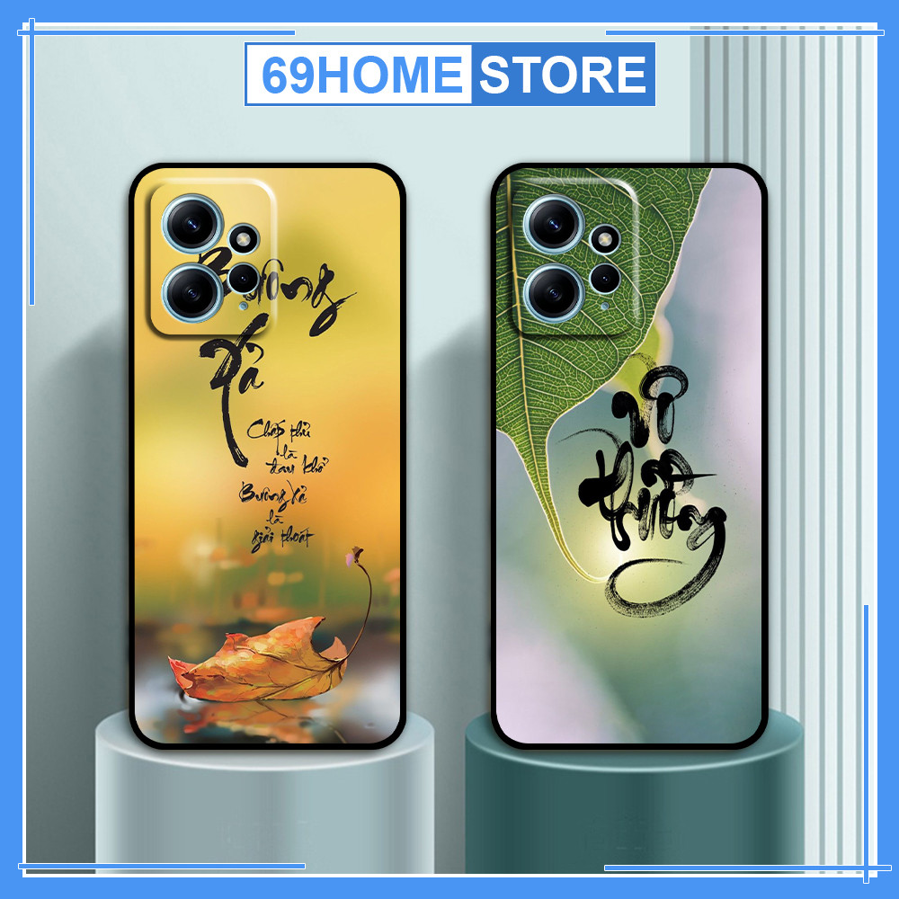 Ốp lưng dành cho Xiaomi Redmi Note 12 4G/5G / Redmi Note 12 Pro / 12s in hình thư pháp vô thường cha