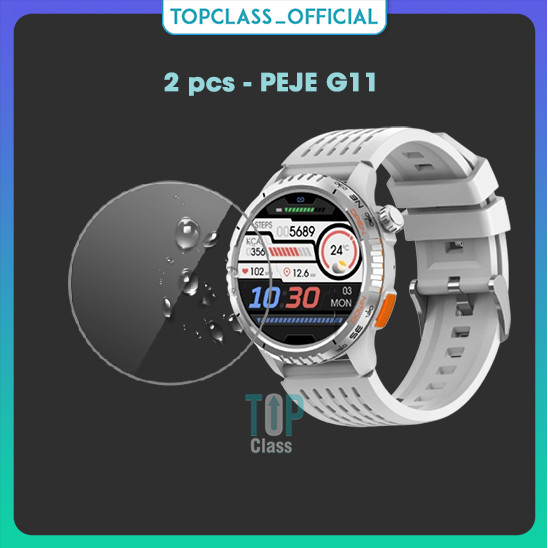 Bộ 2 miếng bảo vệ màn hình kính cường lực cho đồng hồ thông minh PEJE G11