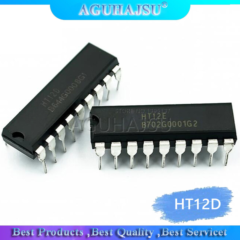 5 CÁI HT12D và 5 CÁI HT12E DIP18 HT 12D + HT 12E HT12 nguyên bản mới