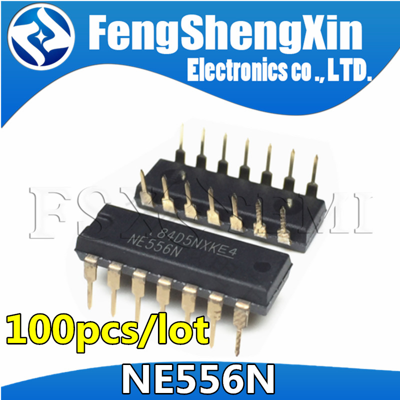 100 chiếc NE556N DIP-14 NE556 DIP DUAL PRECISION TIMERS IC