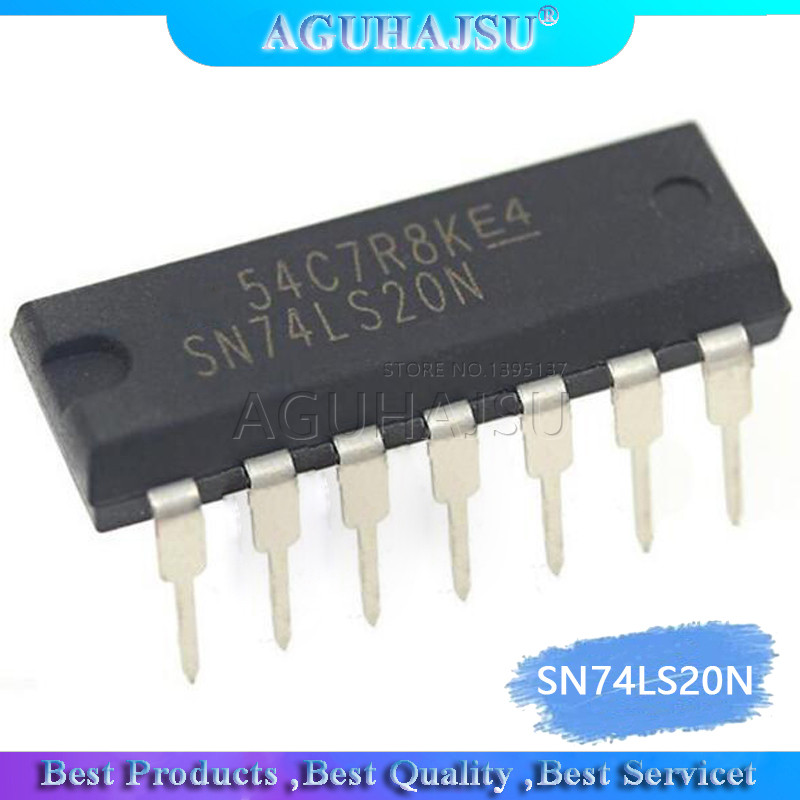 10 CÁI SN74LS20N DIP 14 HD74LS20P DIP14 HD74LS20 DIP 74LS20 SN74LS20 IC mới và nguyên bản