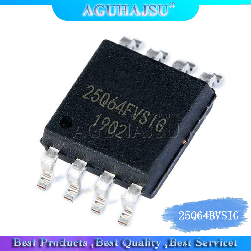 1 Cái / lốc 25Q64BVSIG 25Q64BVSSIG W25Q64BVSIG 25Q64 BVSIG W25Q64 SOP 8