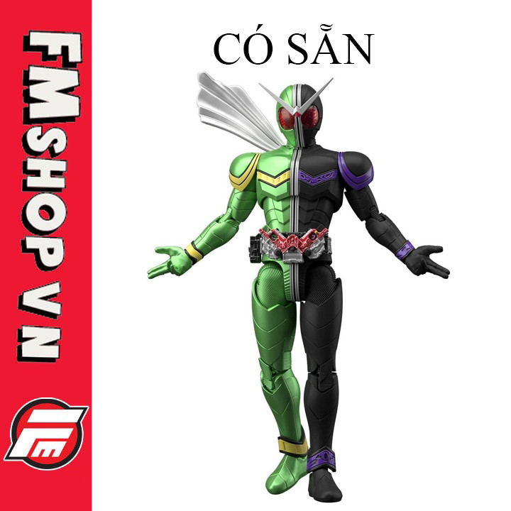 (New Hộp Xấu) Mô Hình Lắp Ráp Figure Rise Standard Kamen Rider W Cyclone Joker
