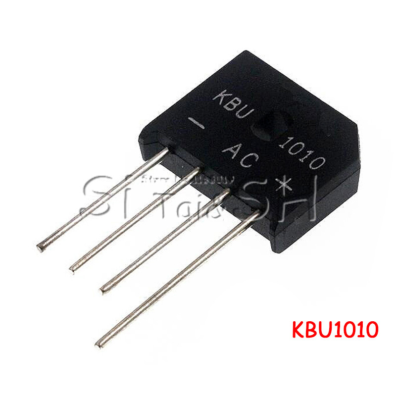 5 CÁI KBU1010 KBU 1010 10A 1000V Bộ chỉnh lưu cầu Diode ZIP