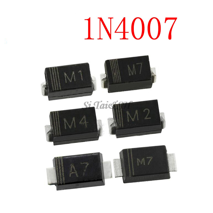8values KIT 200 chiếc M1 M4 M7 SS14 SS16 SS24 SS34 RS1M Linh kiện điện tử Gói Diode Các loại Bộ dụng