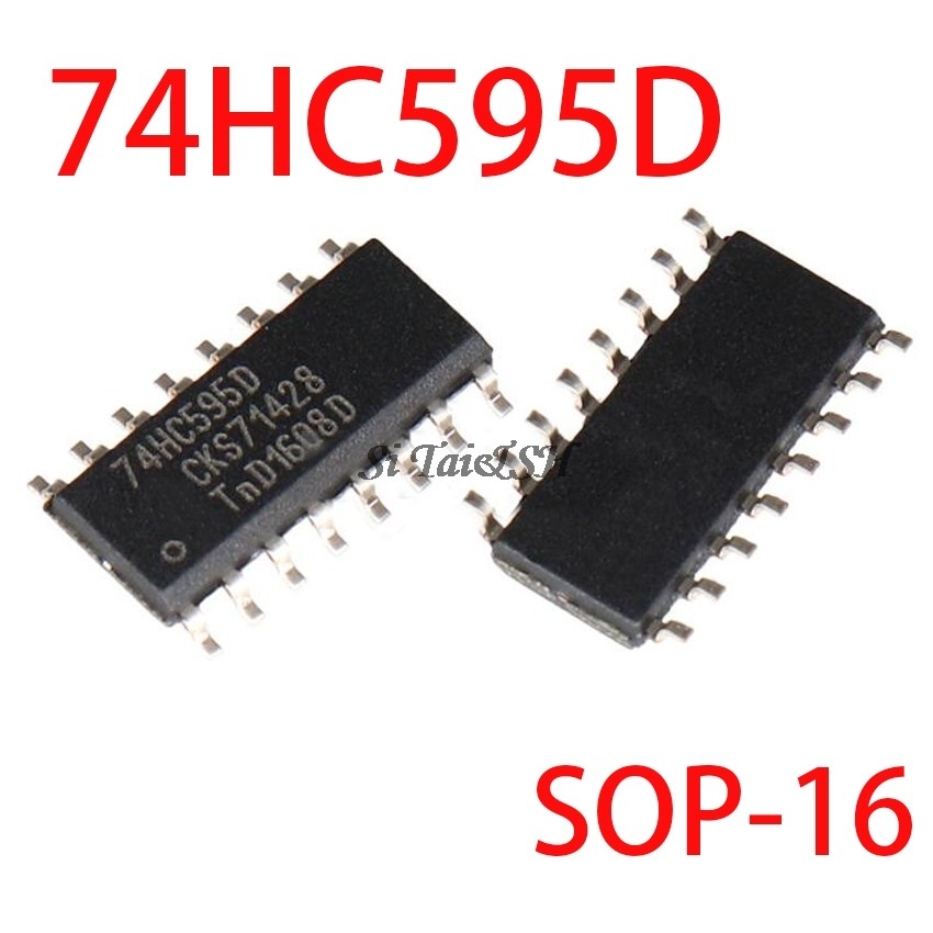 20 CHIẾC 74HC595D SOP16 74HC595 SOP SN74HC595DR SMD IC mới và nguyên bản