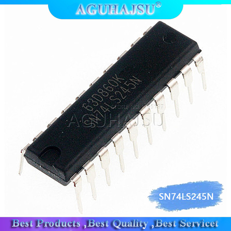 10 CÁI SN74LS245N DIP20 SN74LS245 DIP 74LS245N DIP 20 74LS245 HD74LS245P IC mới và nguyên bản