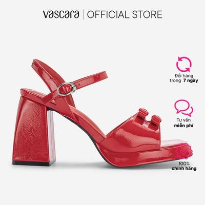 Vascara Plarform Sandals Đính Nơ Trang Trí - SDN 0856