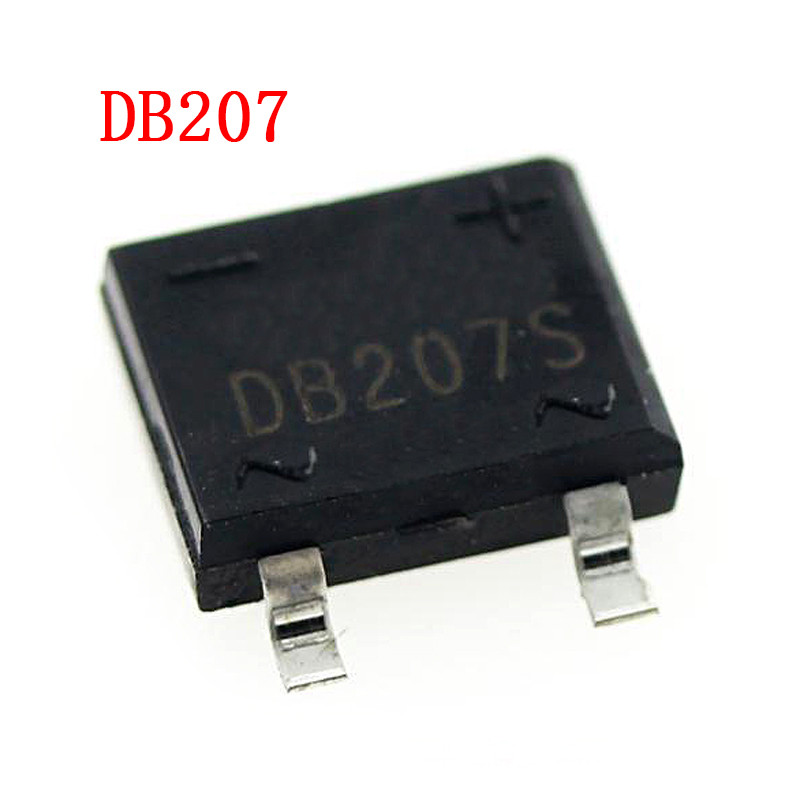 10 Cái / lốc DB207 SMD B207 DB207S SMD SOP Cầu Chỉnh Lưu 1000V 2A