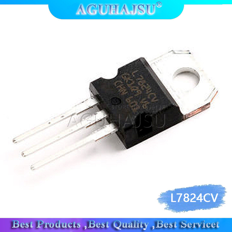 10 CHIẾC L7824CV TO220 L7824 TO 220 7824 LM7824 IC mới và nguyên bản