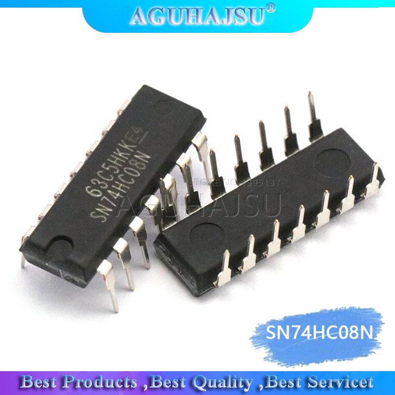 10 CHIẾC SN74HC08N DIP14 SN74HC08 DIP 74HC08N 74HC08 DIP 14 IC mới và nguyên bản