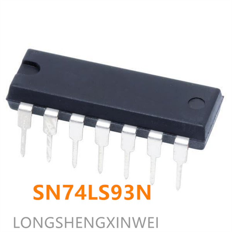 SHDJ-1 CÁI Mới Chính Hãng SN74LS93N 74LS93 DIP14 Bộ đếm 4 bit Nội dung trực tiếp nhị phân